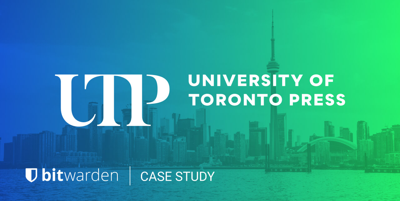 University of Toronto Press Solves for Efficient Password Sharing with Bitwarden