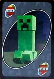 Minecraft Uno (Creeper Wild Card)