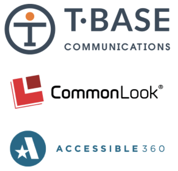 T-Base, CommonLook and Accessible360 logos