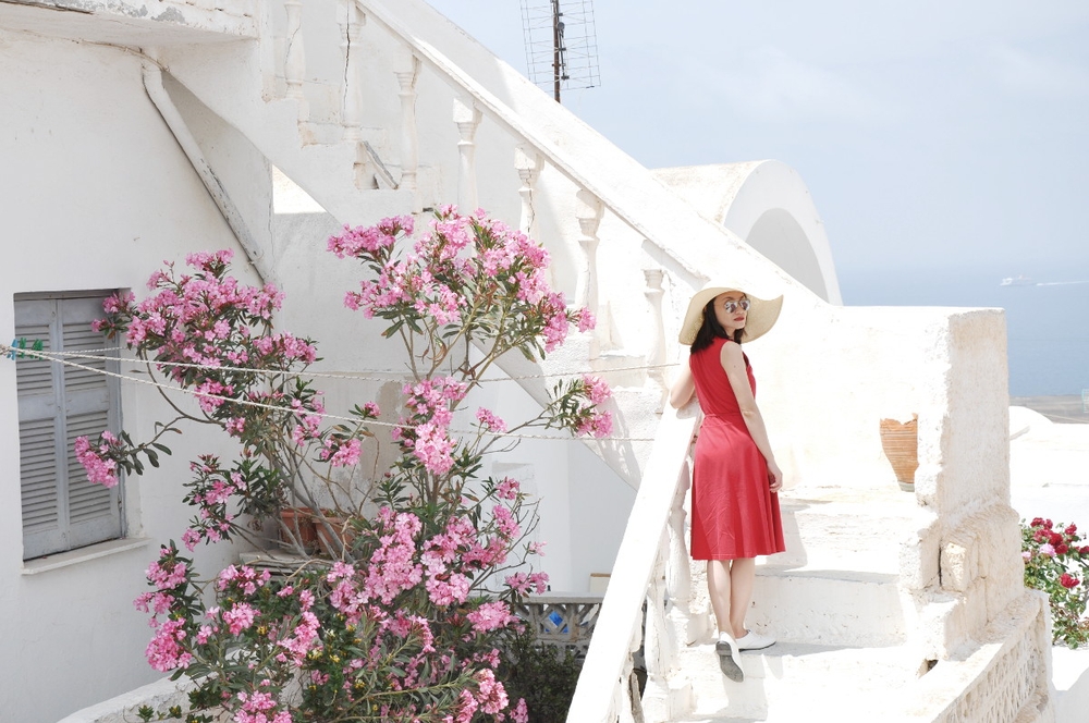 Dreamland of White Houses in Oia, Santorini