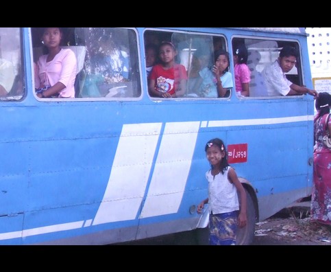 Burma Bus People 13