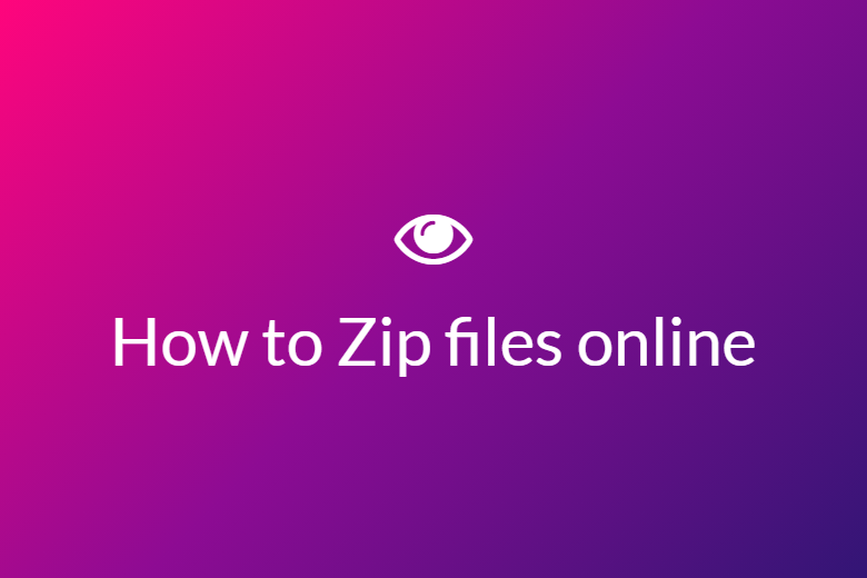 How to Zip files online