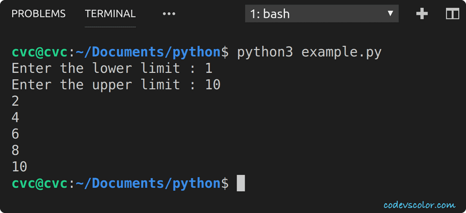 python print even numbers in range python print even numbers in range