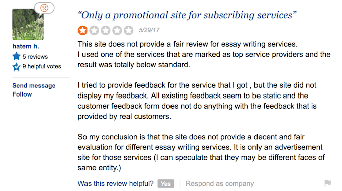 Essay writing website reviews fake