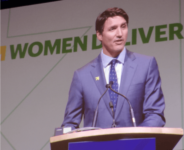 Justin Trudeau at Women Deliver