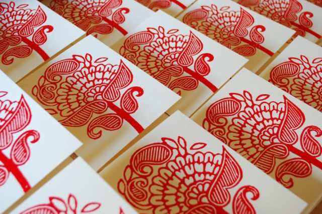 Magic Green - Vegetable Block Printing