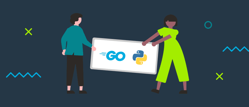 Thumbnail of an article about Go vs. Python - main differences overview