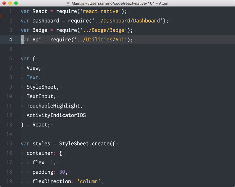 Atom Editor