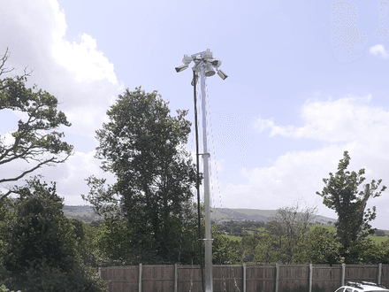 Mobile CCTV Towers – Secluded Site in Welshpool