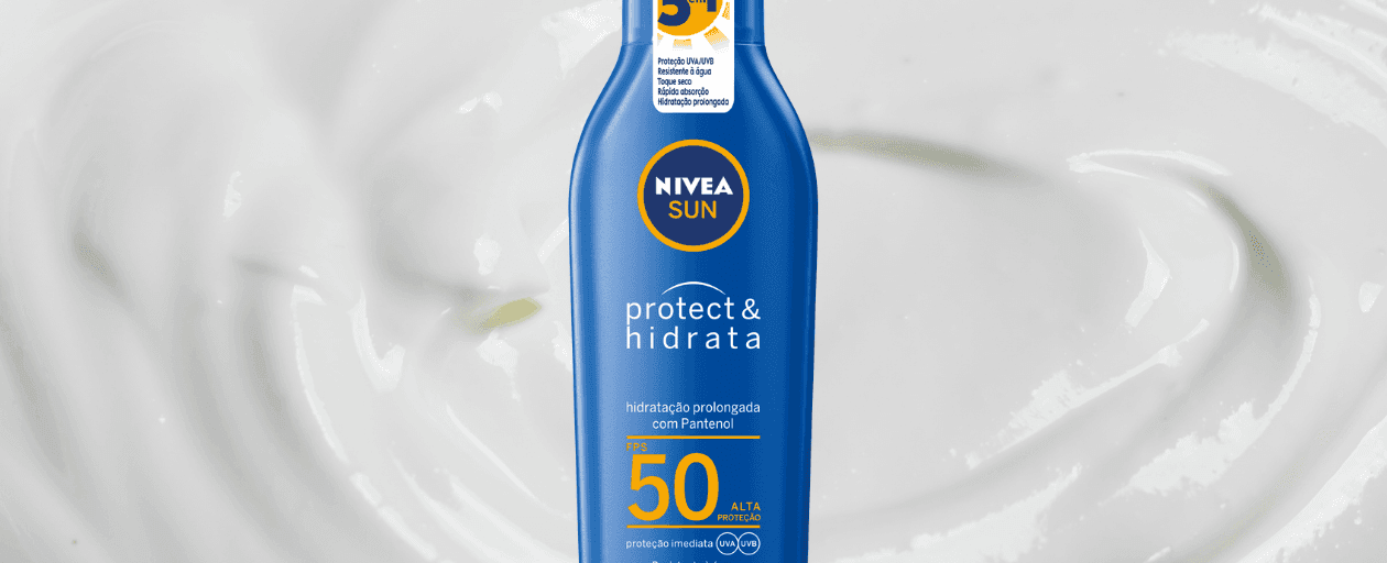 Conheça o Protetor Solar Nivea Sun Protect & Hidrata - que hidrata a pele enquanto protege dos raios solares!