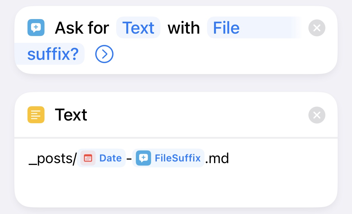 Step 4: Ask for file suffix