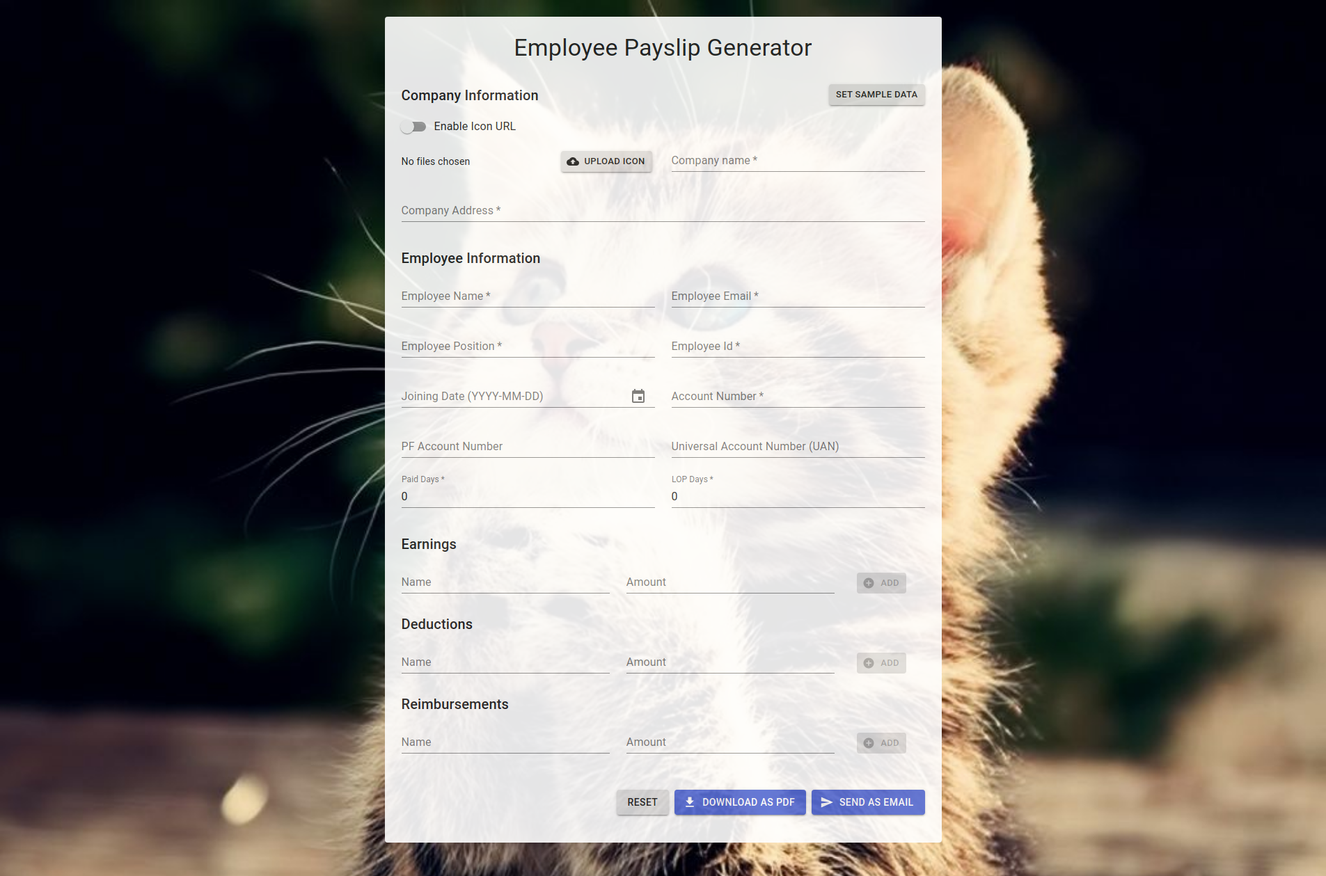 Employee Payslip Generator