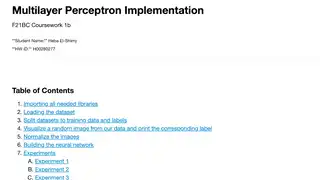 Multilayer Perceptron