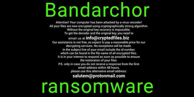 Bandarchor Ransomware Still Active