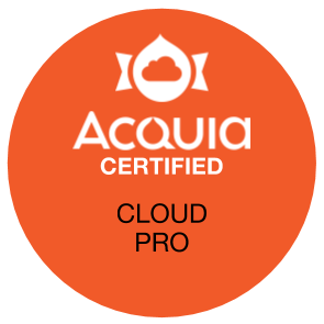 Acquia Certified Cloud Pro Exam Badge