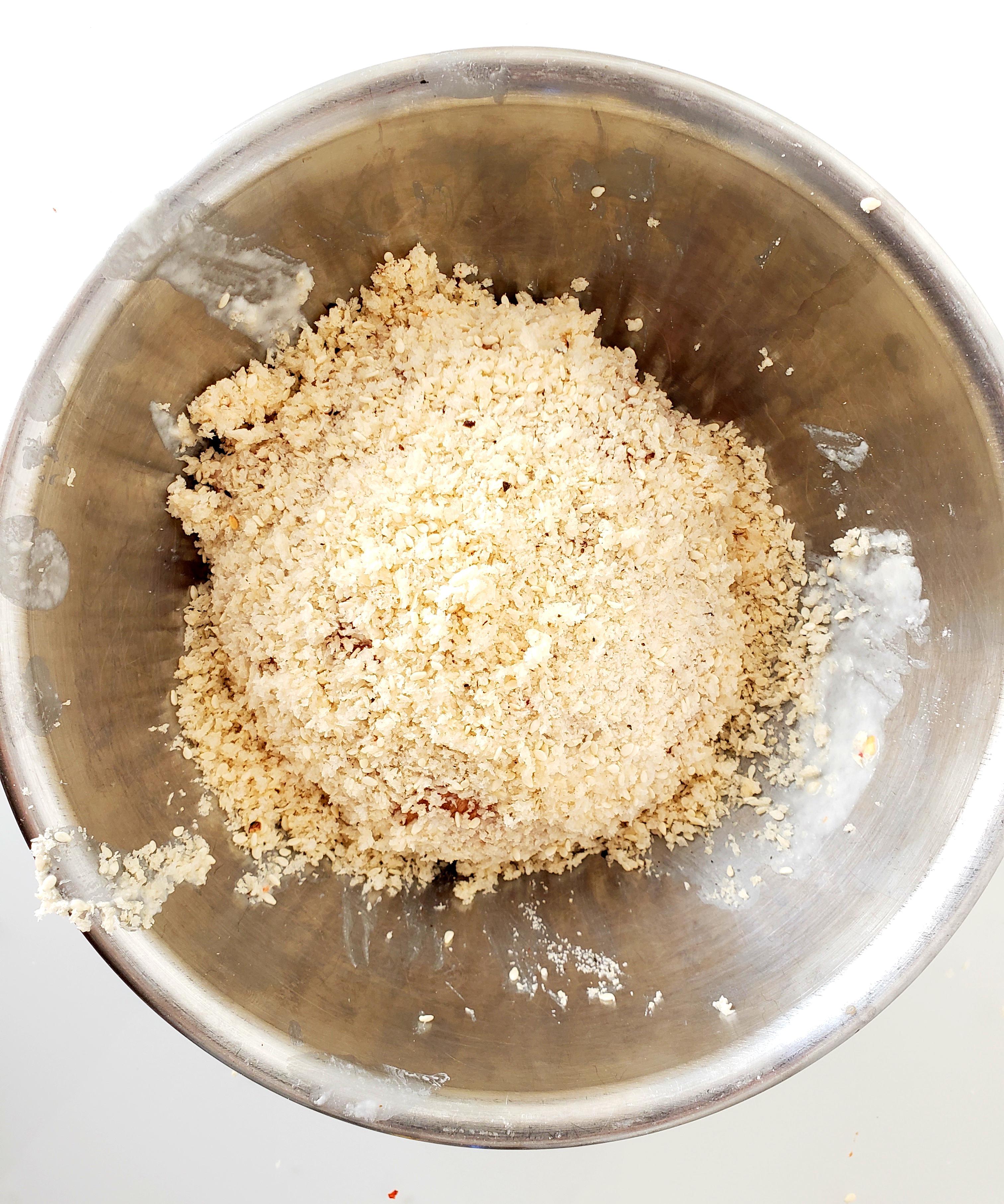Crispy Panko Crumb Coated Portobello Mushroom