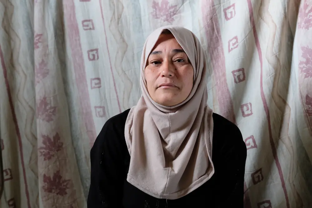 Maha, a Syrian refugee woman living in Lebanon