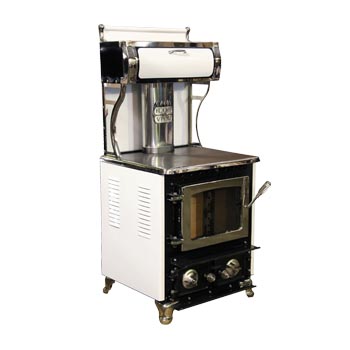 Poêle Margin stoves Cuisinière Flame View avec réchaud