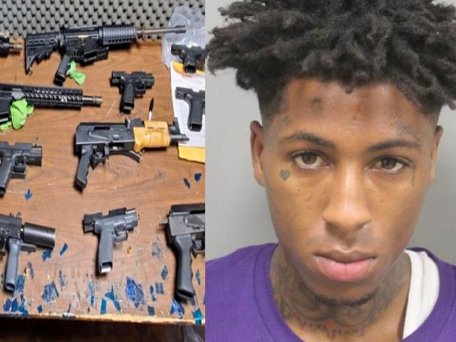 A wall of guns from NBA Youngboy's arrest