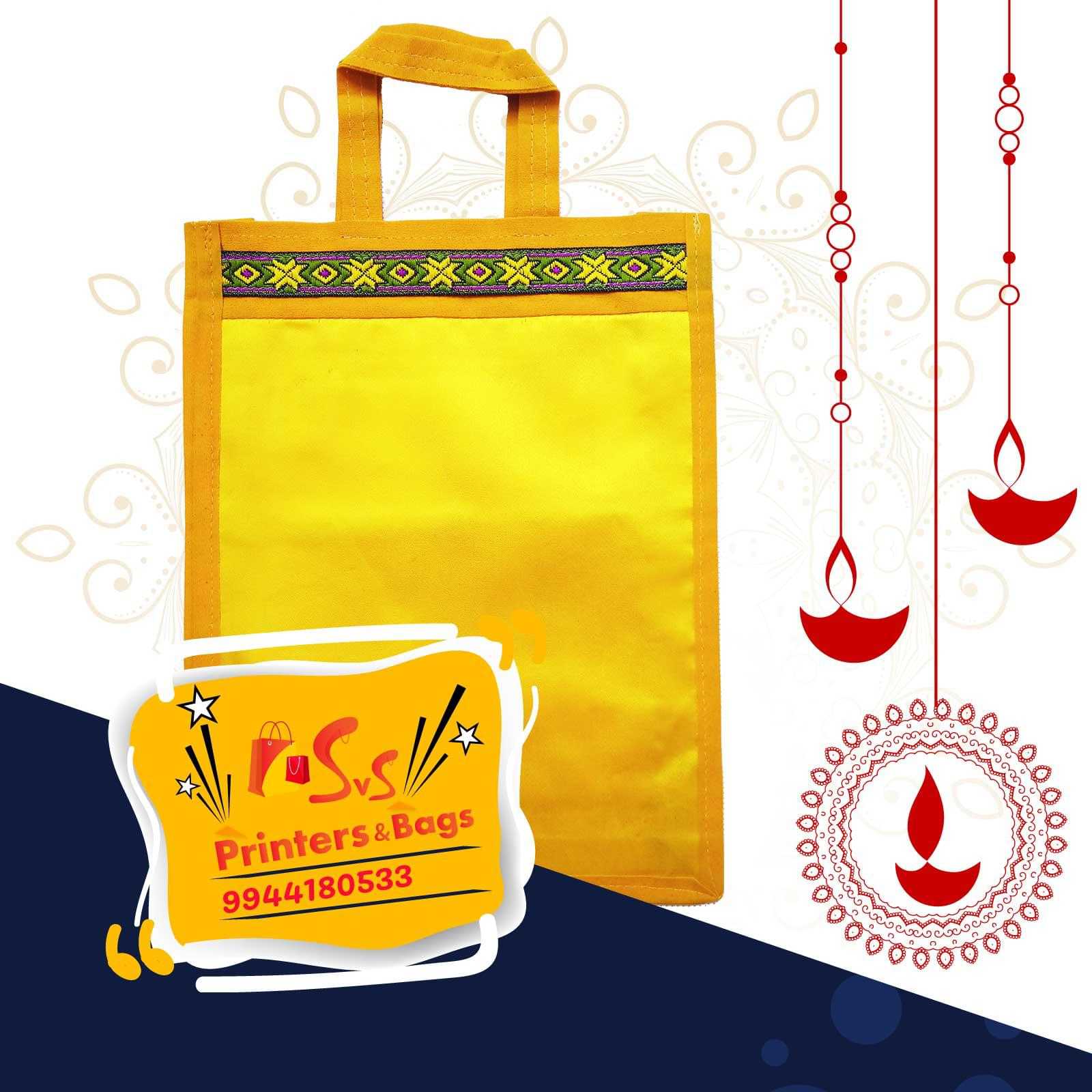 Golden yellow velvet marriage bag Marriage bags