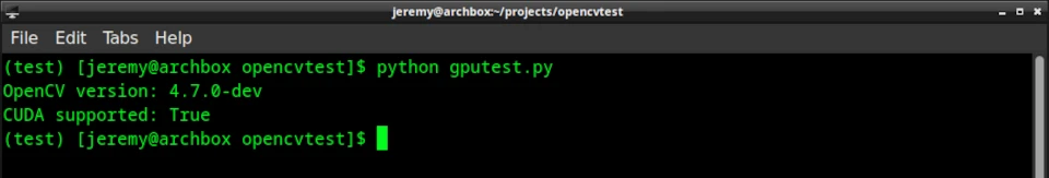 “How to enable CUDA with OpenCV in Arch Linux”