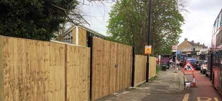 Vacant Property Closeboard Fencing – North London