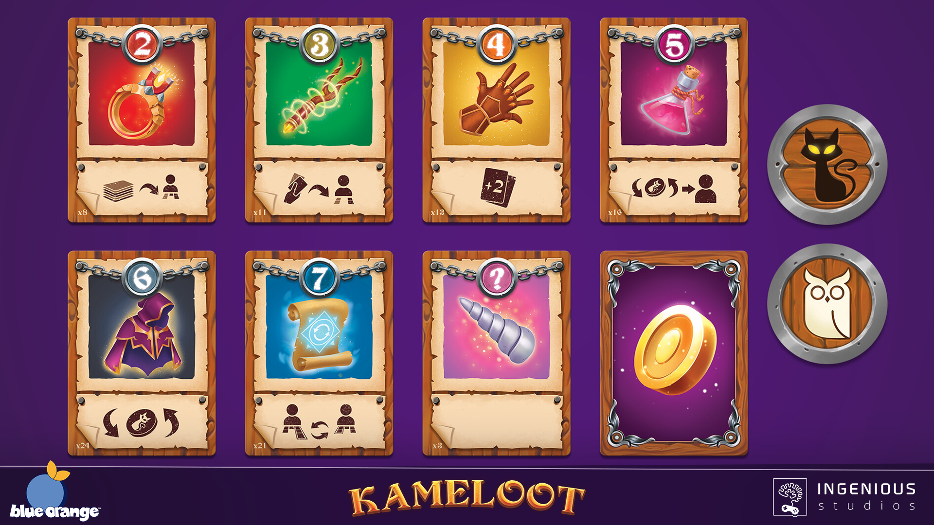 Kameloot Board Game Art