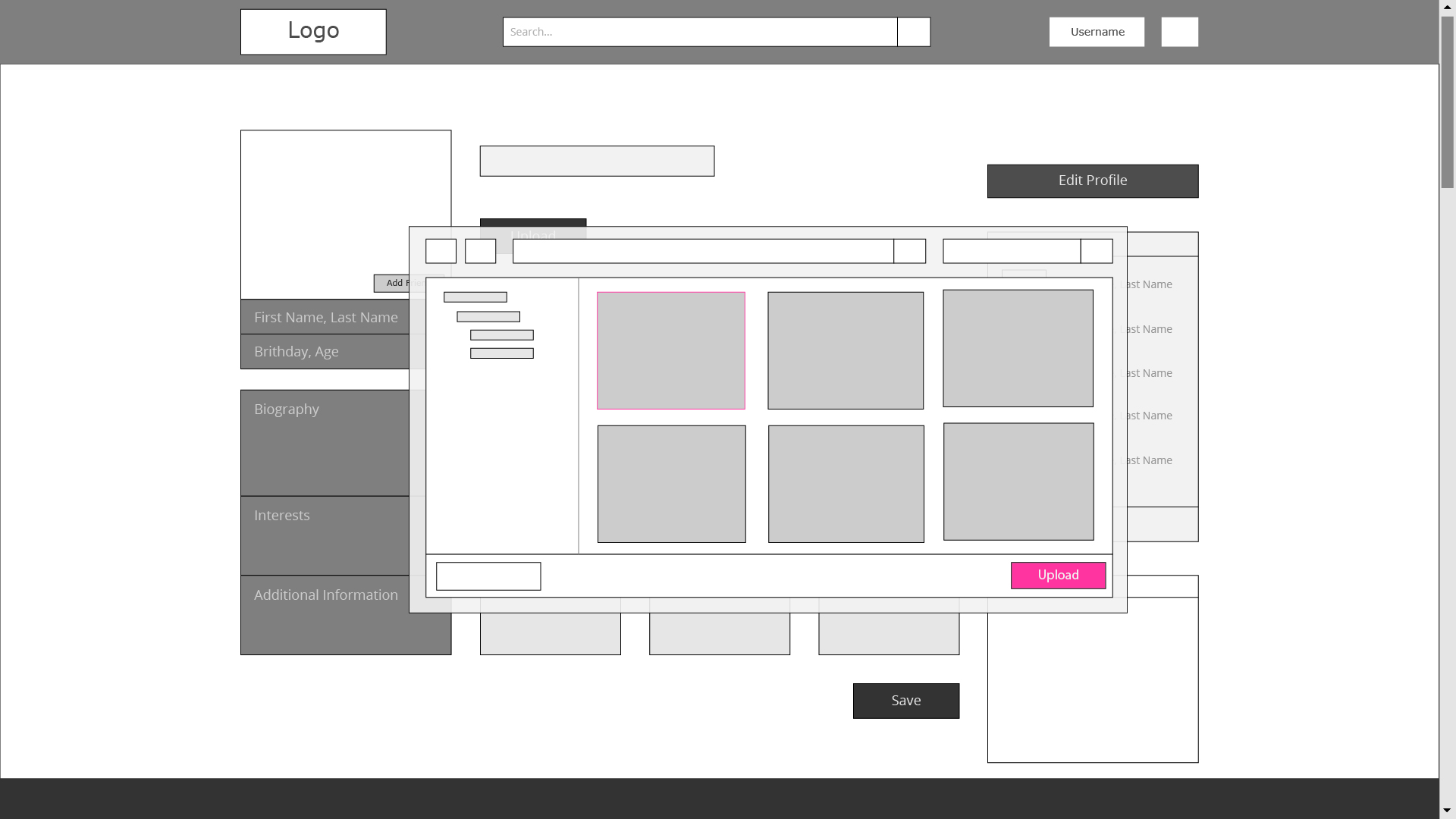 Sporterest Week 2 Wireframe 4