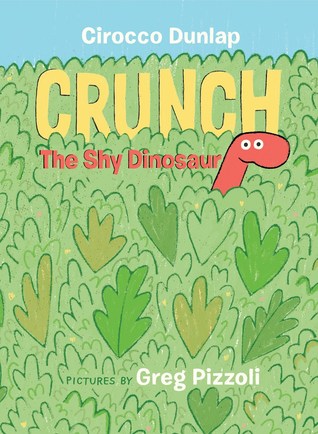crunch, the shy dinosaur
