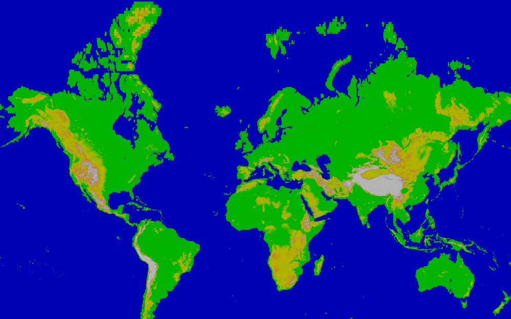 Global terrain