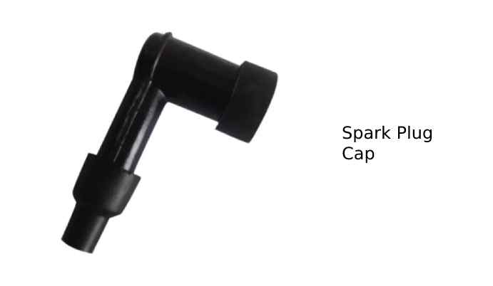 Scooter spark plug cap