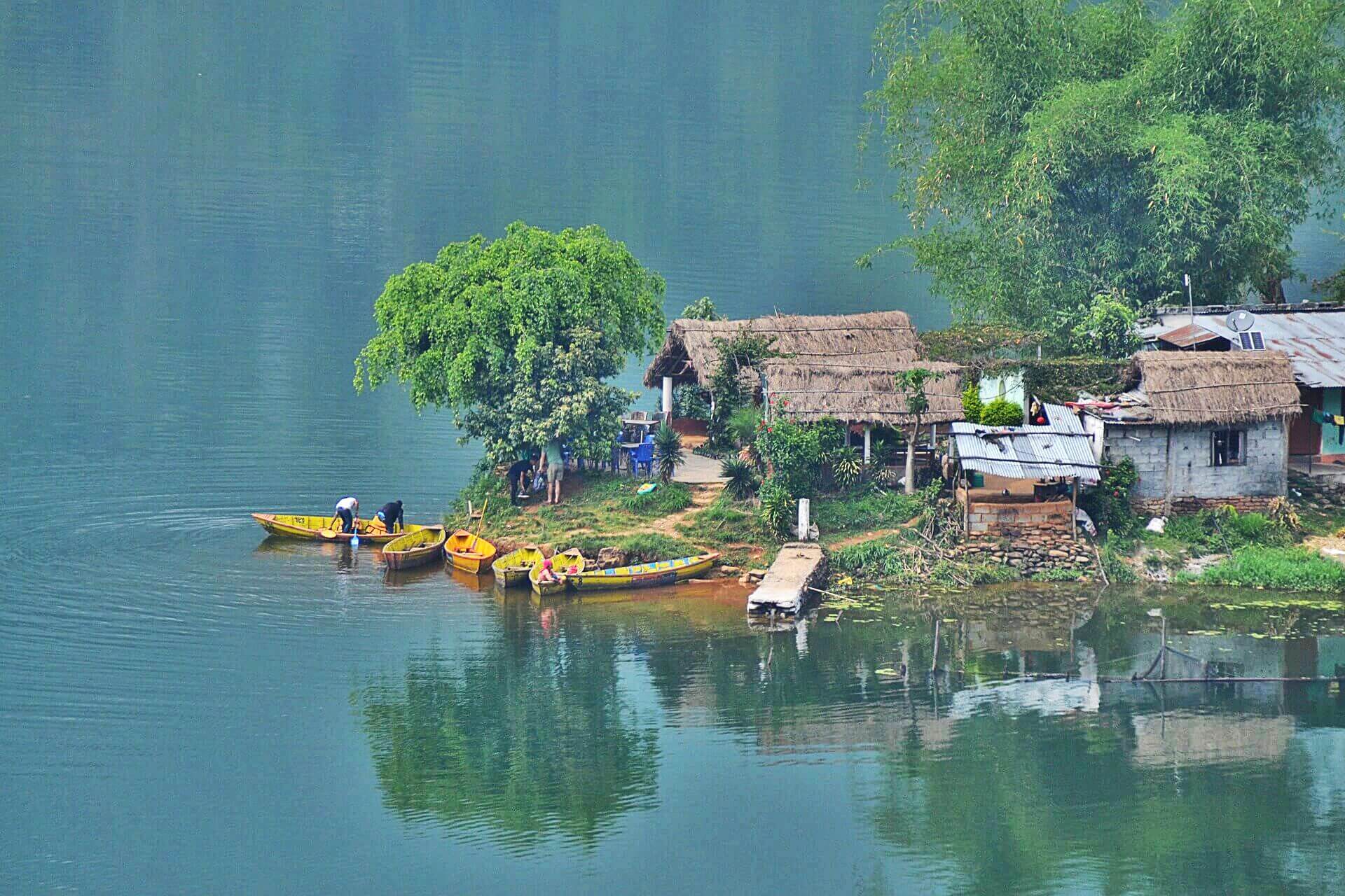 Begnas Lake of Pokhara, Nepal