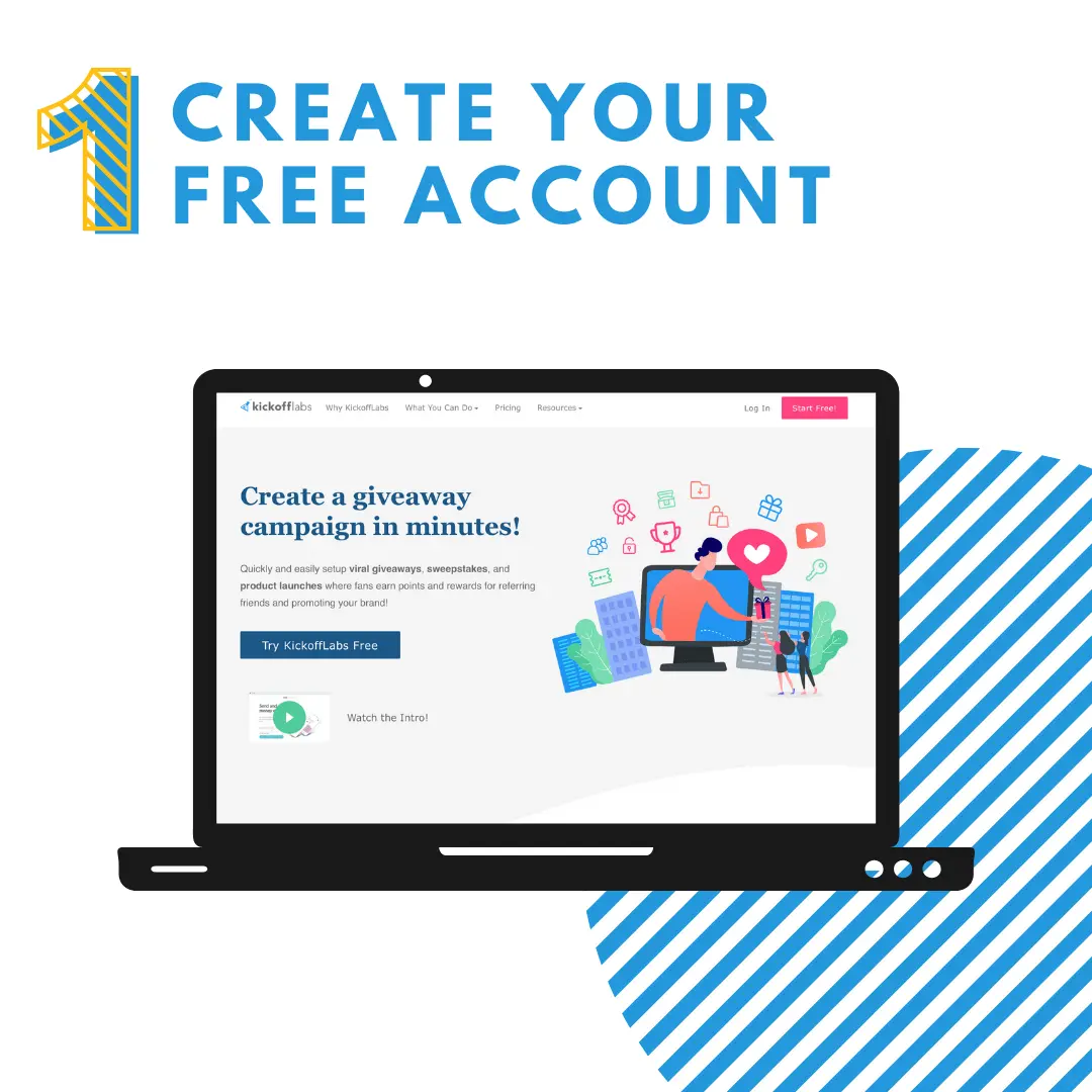 Create Your Free Account graphic