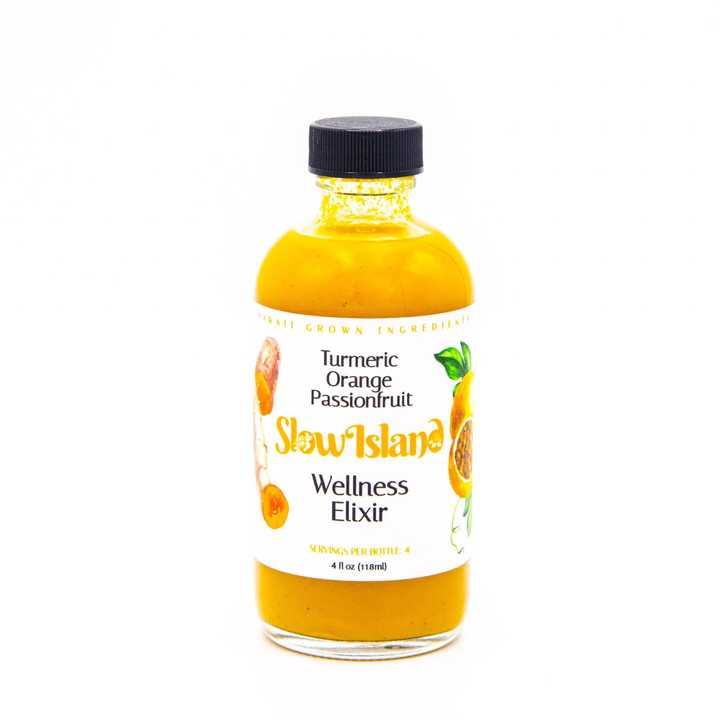 Slow Island | Tumeric Orange Passion Fruit Elixir