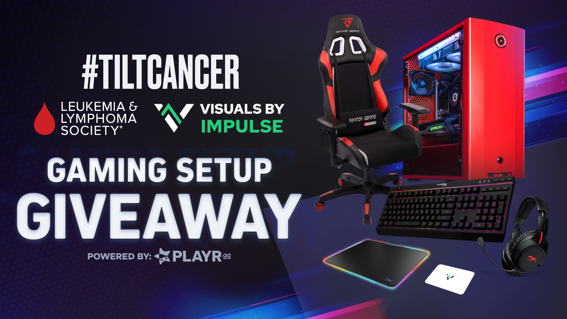 TiltCancer Gaming Setup Giveaway