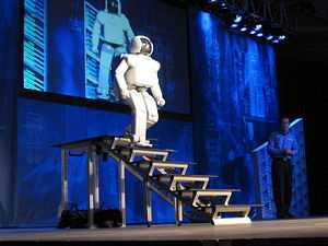 ASIMO uses sensors and intelligent algorithms ...