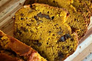Pumpkin bread with a whole can of pumpkin