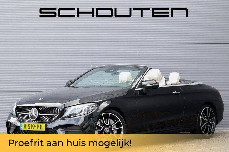 Mercedes-Benz C300 Cabrio Premium Plus Pack AMG Night Burmester Aircap 19" afbeelding 1