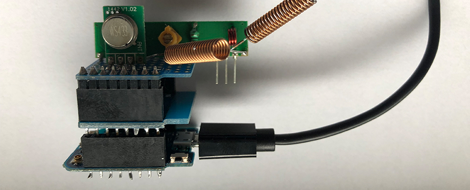 433Mhz <-> MQTT gateway with some extras