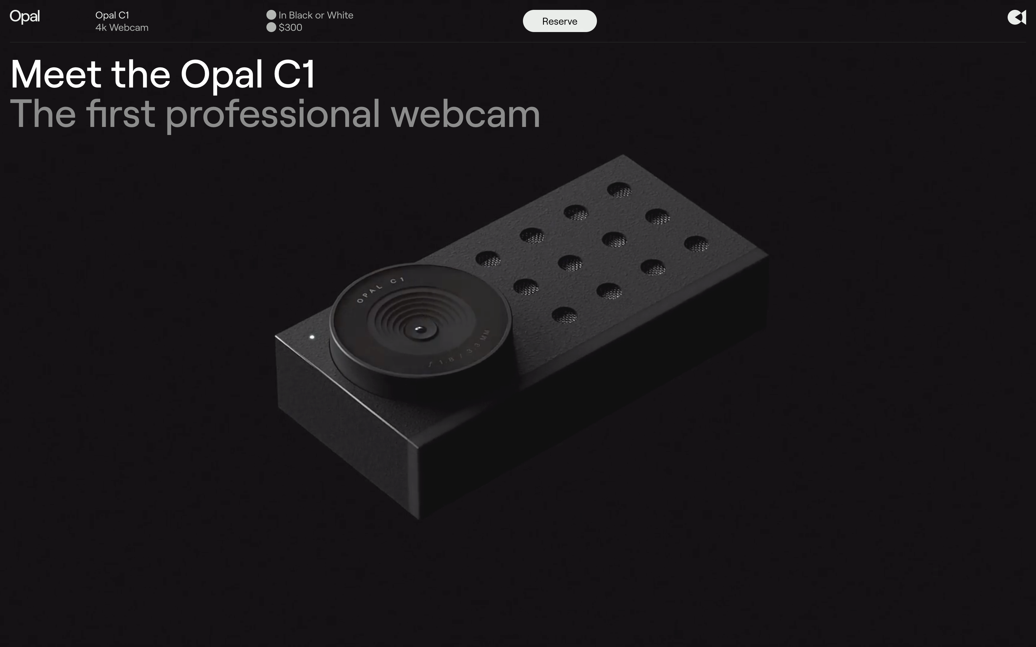 Opal Camera Website Design Web Digital webdesign innovation tech ux ui experience