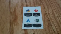 4badge logo sticker