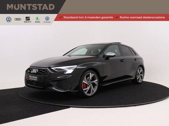 Audi A3 Sportback 2.0 TFSI 310 pk DSG Quattro | Verlengde fabrieksgarantie | B&O Soundsystem | Navigatiesysteem | Cruise control adaptief | Panorama-dak | 19 Inch lichtmetalen velgen | Achteruitrijcamera |