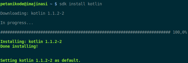Instalasi Kotlin