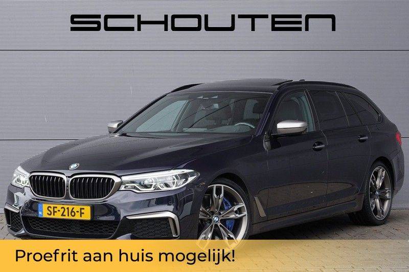 BMW 5 Serie M550d X-Drive M-Pakket Shadow B&W Camera 360° Massage 20" afbeelding 1