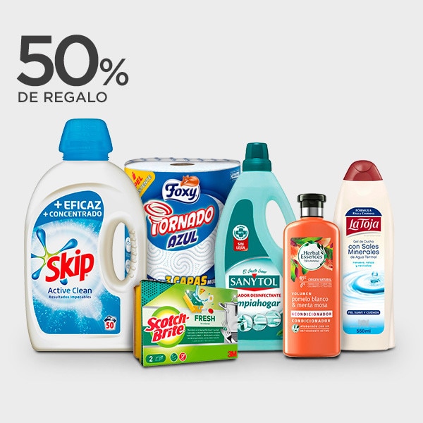 Supermercado - 50% de regalo