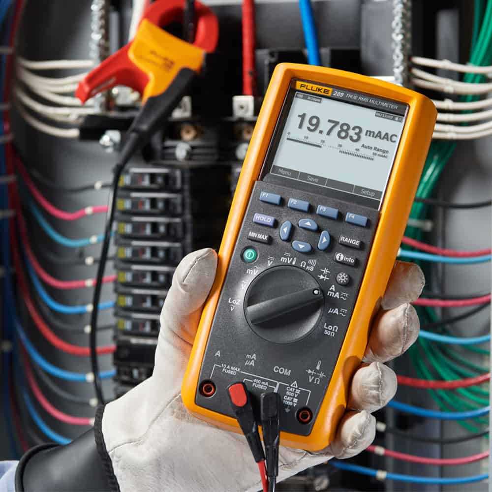 Fluke True RMS Electronics Logging Multimeter, CAT IV 600V, 10A 289/EUR Shop Online at Best