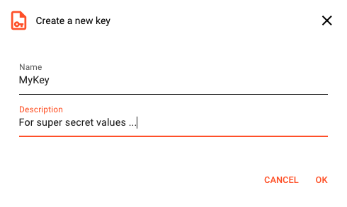 Create a key-pair (Secret Management)