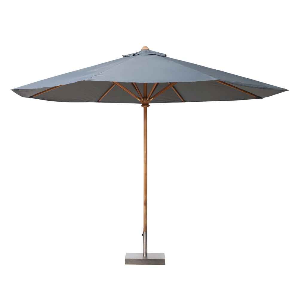 parasol grijs incl betonnen voet
