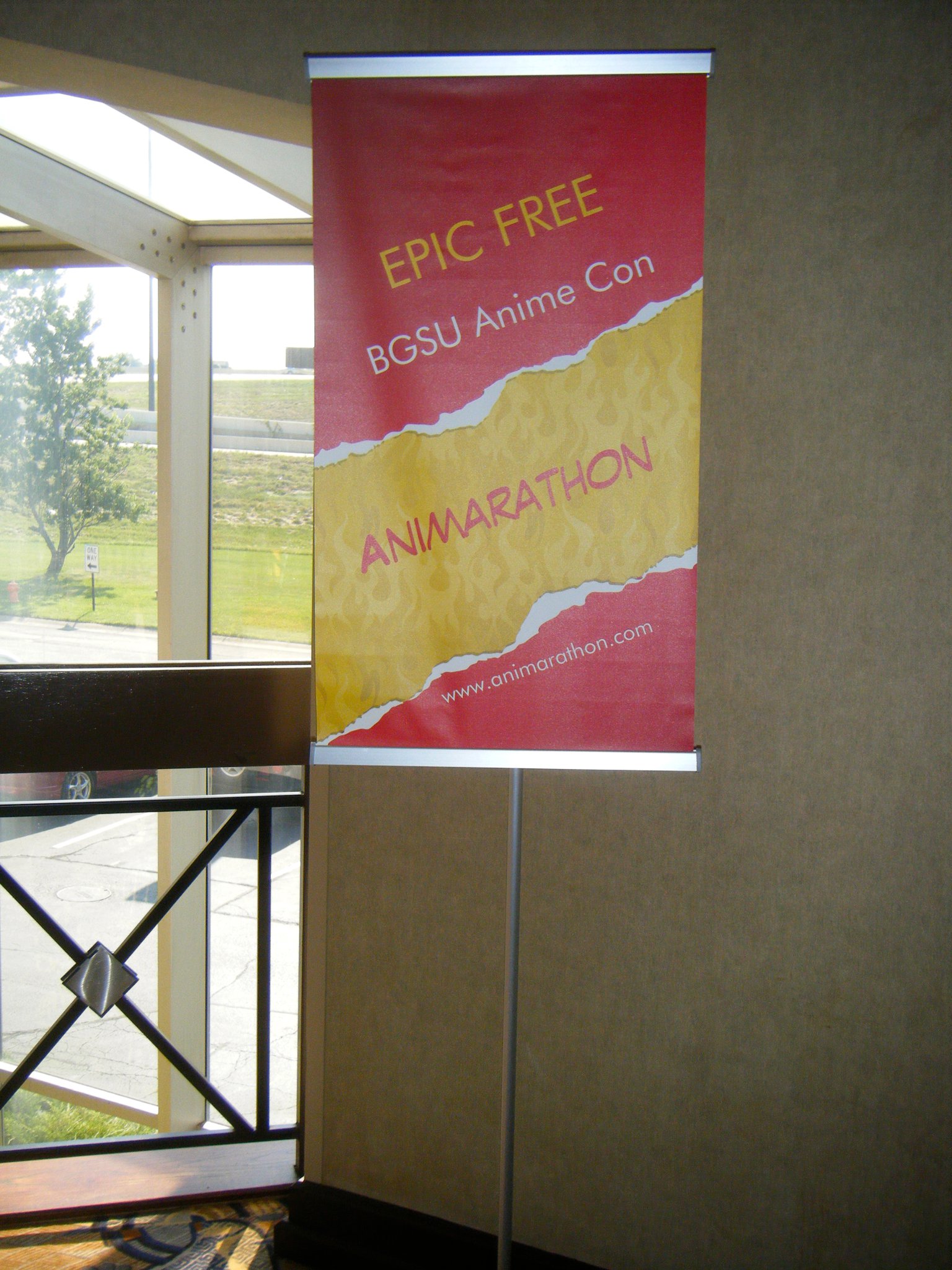 The Animarathon Banner at Ramnencon