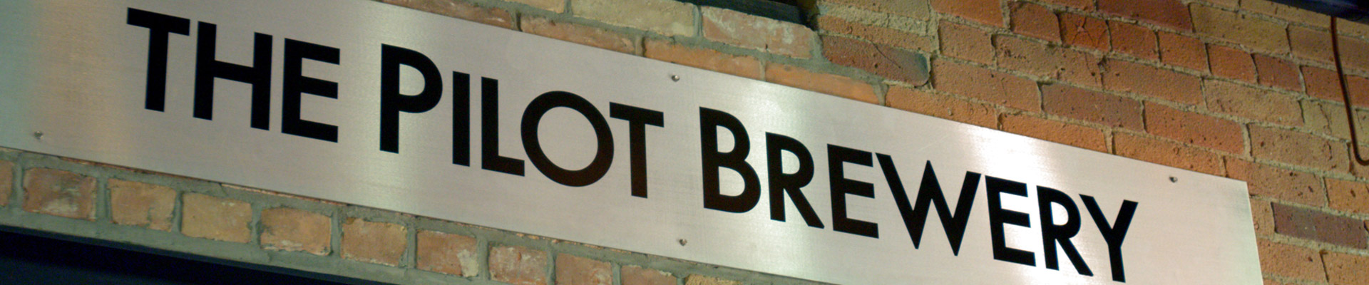 The Pilot Brewery Sign